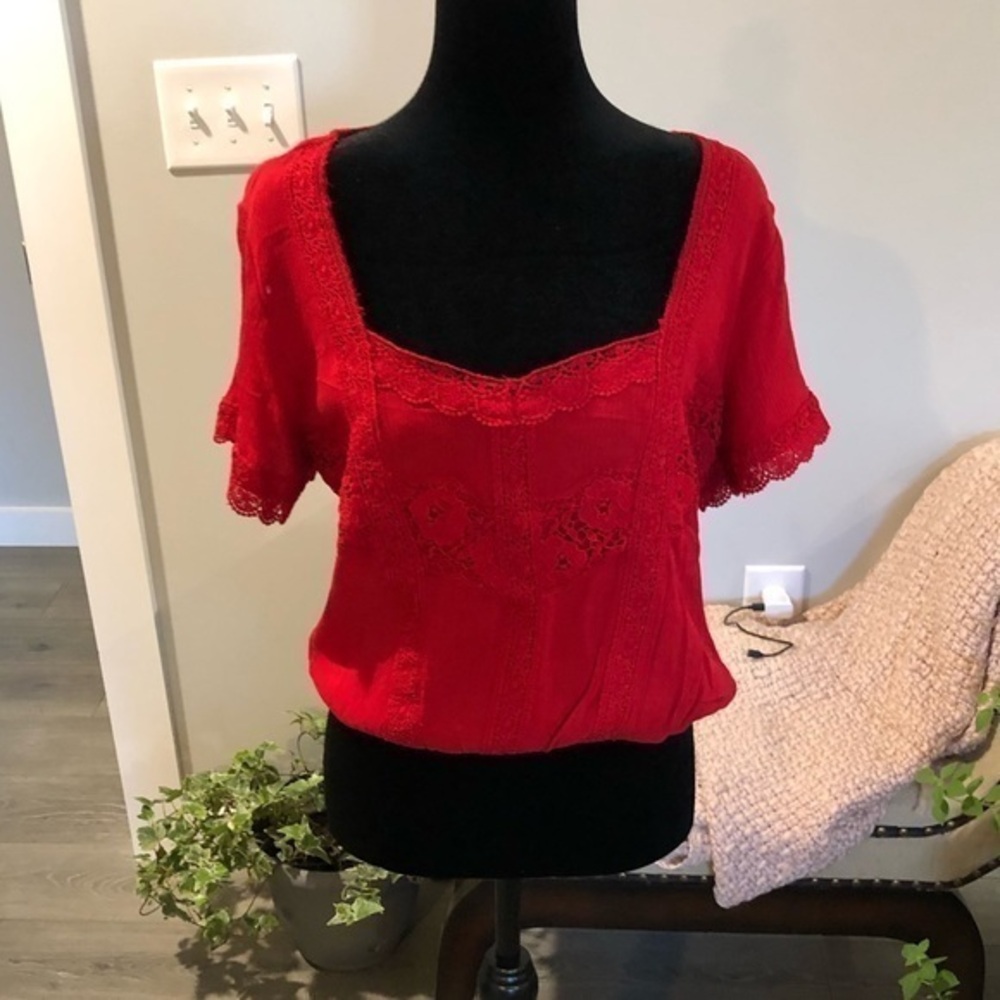 NWOT Self Esteem Top Size L